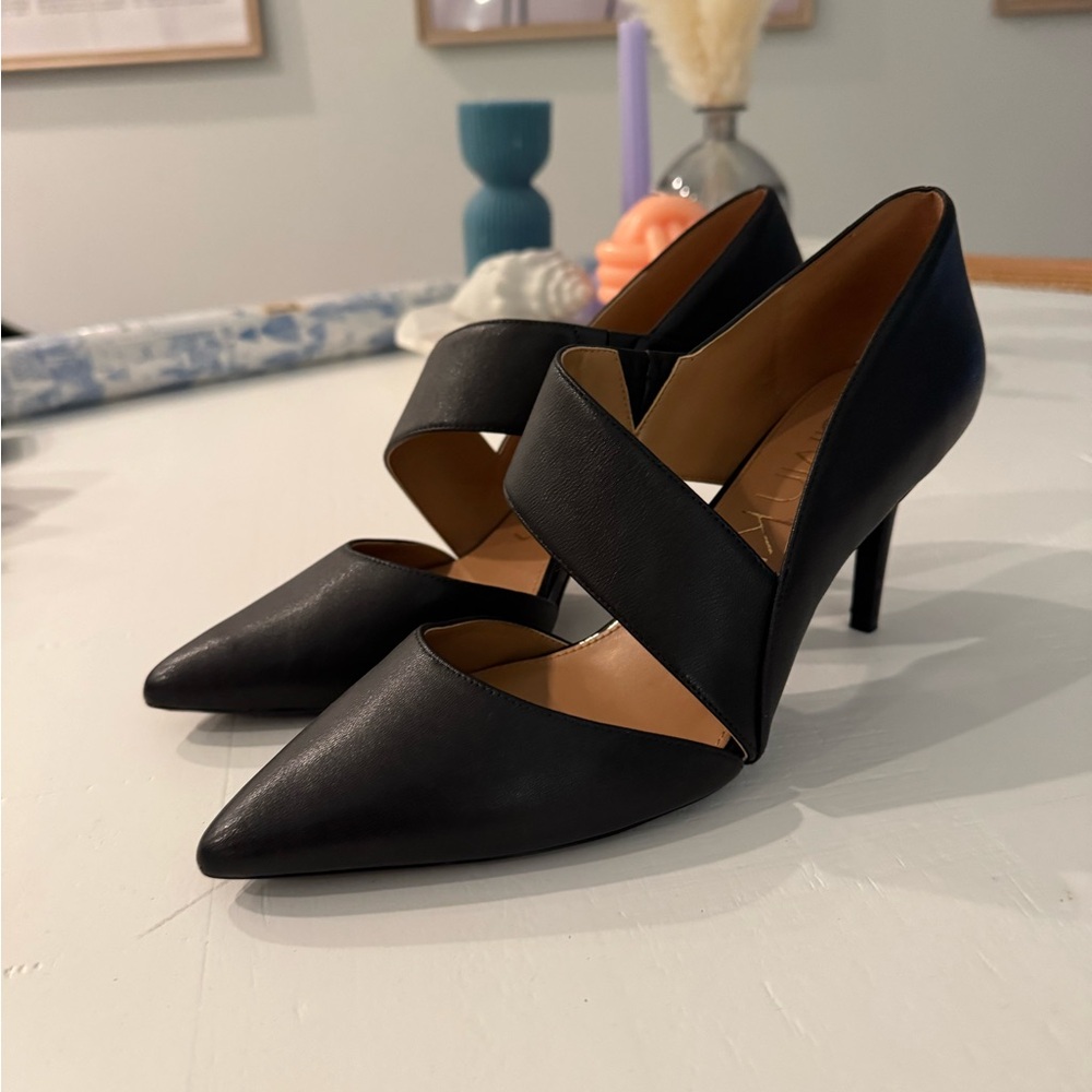 Calvin Klein Black Strappy Heels